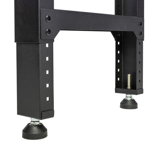 Montezuma 6' Adjustable Height Steel and Solid Wood Workbench Station