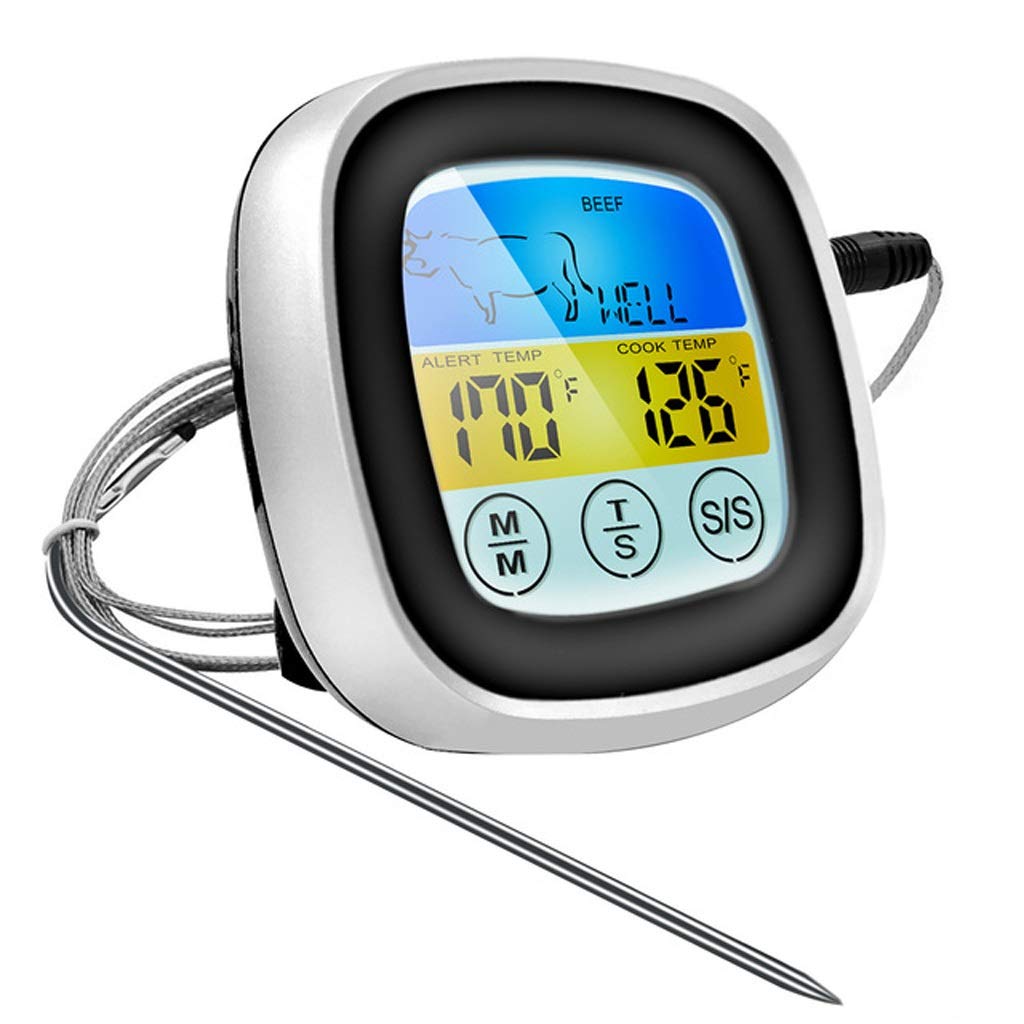 MVUYO Digital Kitchen Thermometer Meat Barbecue Food Temperature Measurement Tool