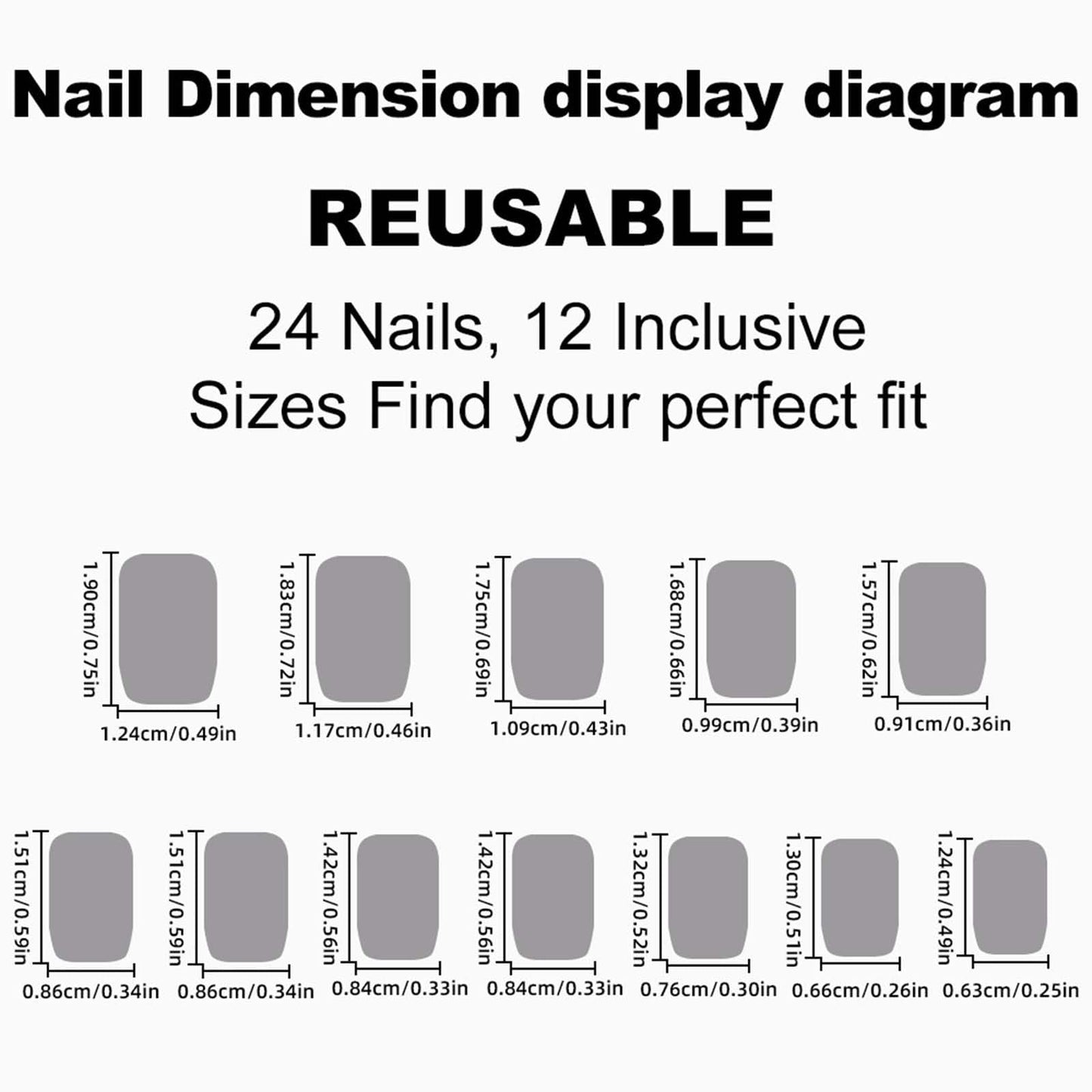 Short Press On Nails Square Fake Nails French Tip False Nails With Flower Design Blue Acrylic Nails Full Cover Summer Glue On Nail Artificial Glossy Spring Stick On Nail For Women 24pcs