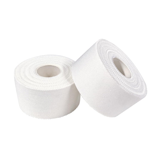 COMOmed Athletic Tape - White Sport Tape - Easy Tear, Strong, No Sticky Reduce Wrist Ankle Tape for Athlete & Medical Trainers (2, White, 1.5 in x 45 ft)