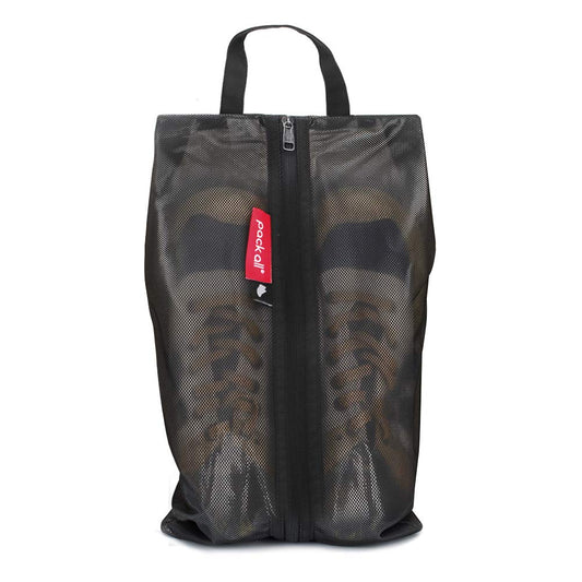 pack all Shoe Bag for Travel, Water-Resistant Shoe Pouch for Gym, Odor-Resistant Soccer Cleats Bag for Sport (Dual Pocket Version)