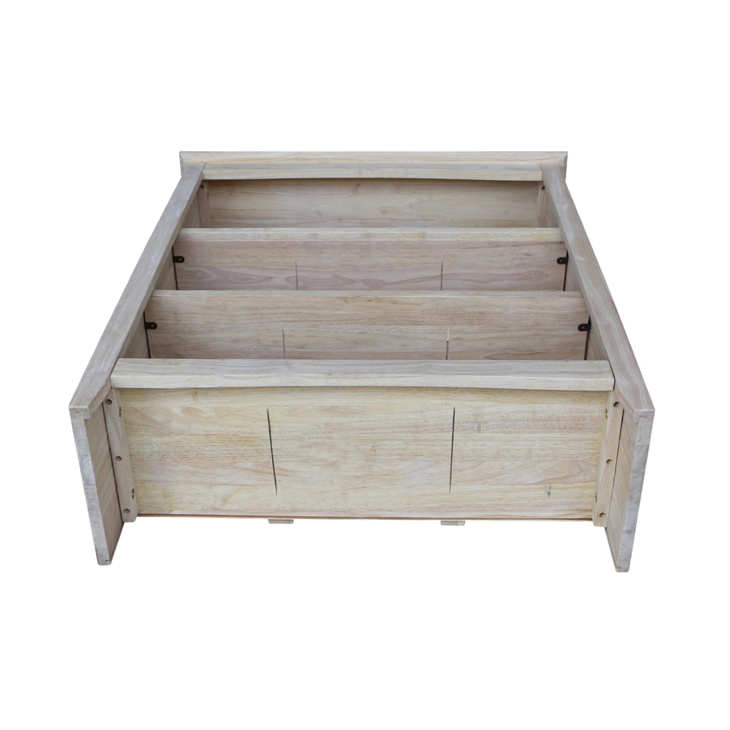 International Concepts Shaker Bookcase, 36-Inch High, Solid Parawood, Unfinished