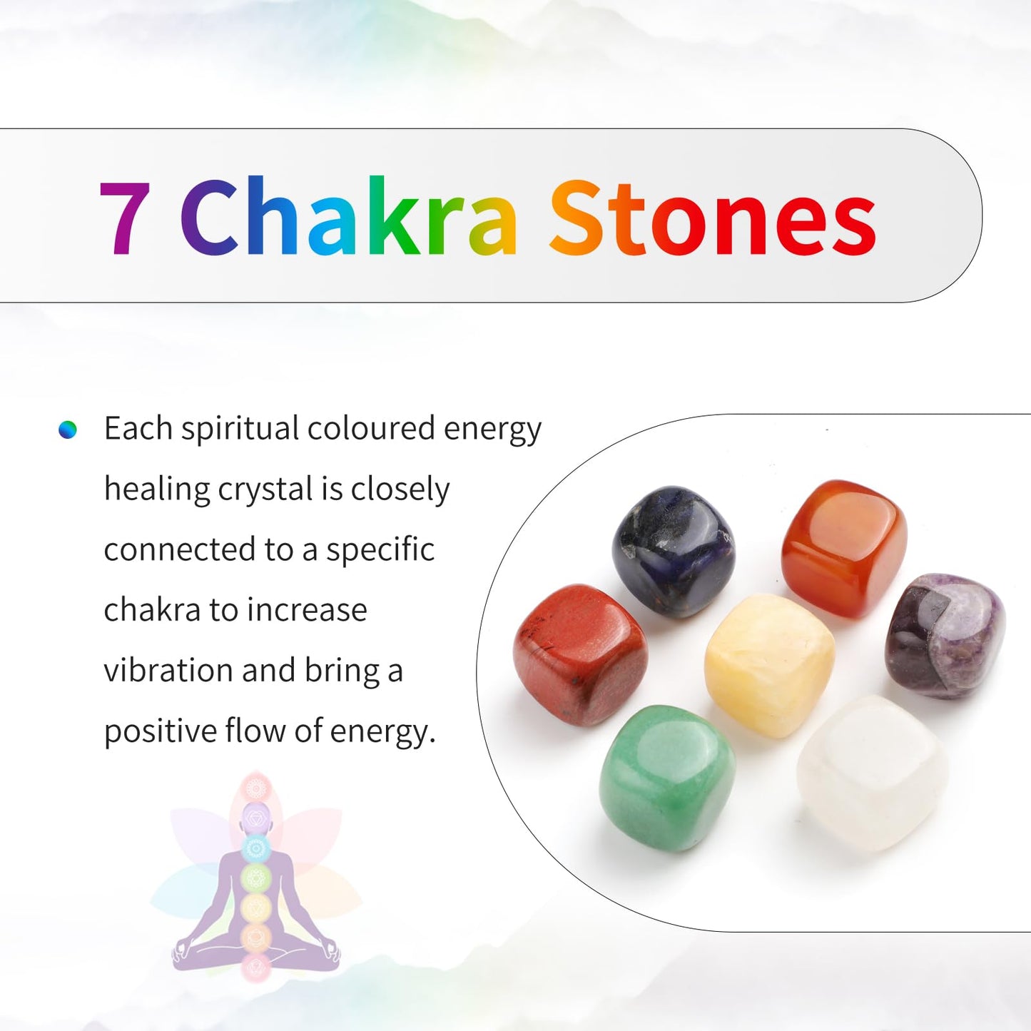 TUMBEELLUWA Beads Bracelets Faceted Stone 7 Chakra 4mm Healing Crystal Bracelet Adjustable Handmade Jewelry for Women,Green Dalmation Jasper