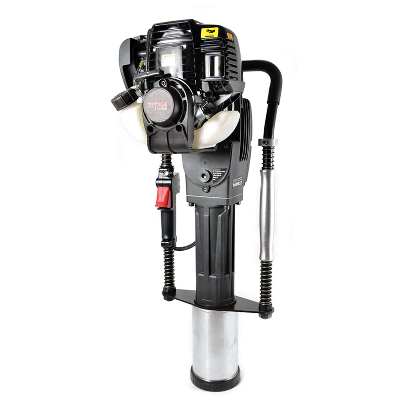 Titan Post Drivers PGD3875 Light-Duty Portable Gas-Powered Driver with 1.3 HP 4-Stroke Engine, 3 7/8" Max Diameter, and 4 Adapter Collars, 50 lbs