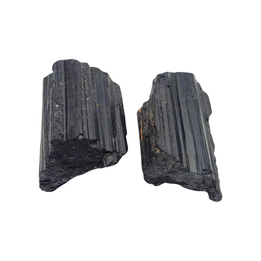 Crystals, Rocks, Crystals and Healing Stones, Witchcraft Supplies, Healing Crystals, Stones, Healing Stones, Rock Collection, Agate, Raw Stones (Black Tourmaline, 2 Pcs)