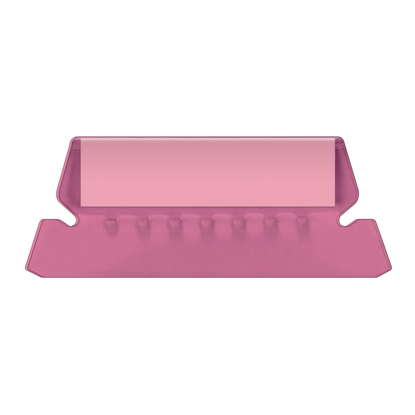 Pendaflex Hanging Folder Tabs, 2", Clear Pink, 25 Tabs and Inserts per Pack (42 PIN)