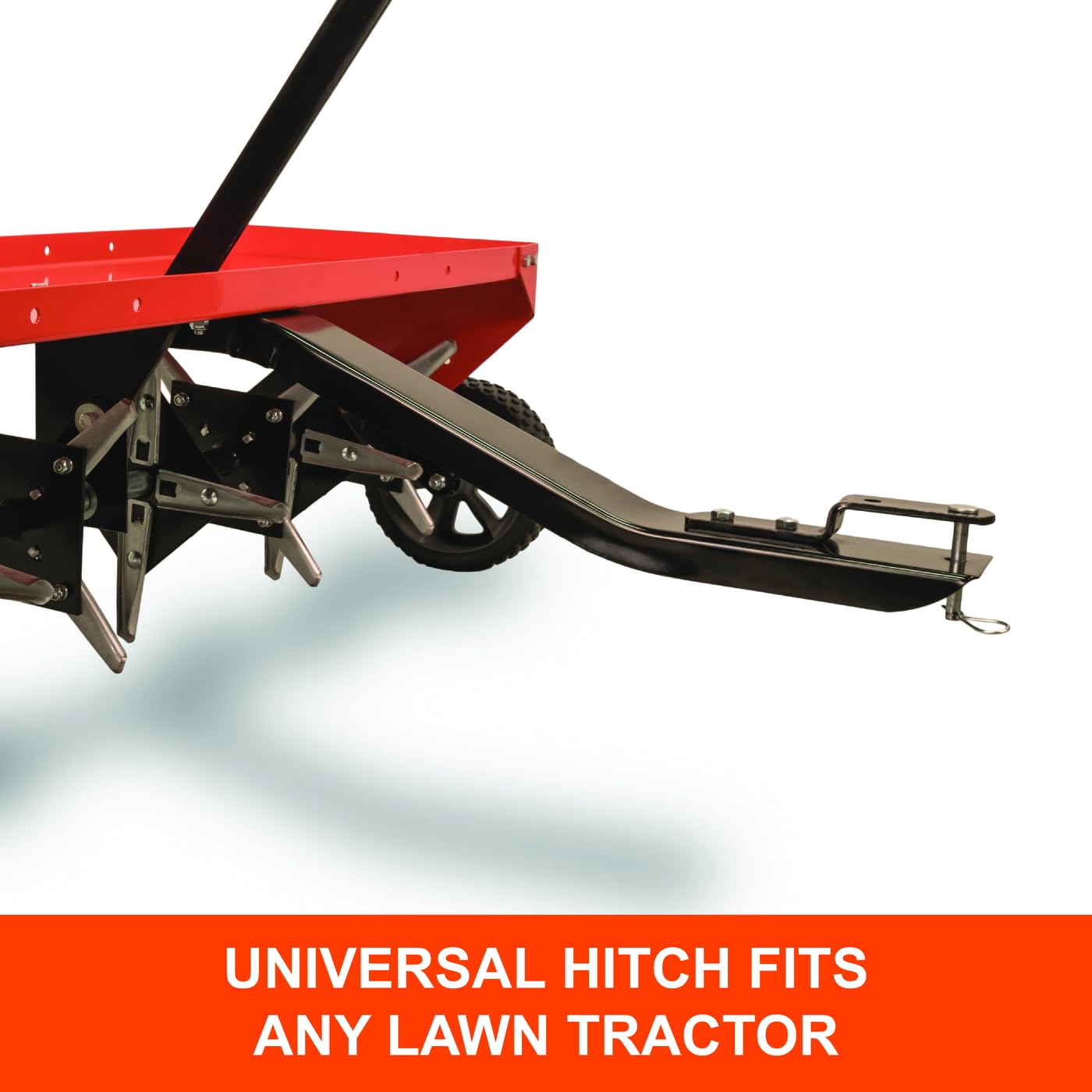 Agri-Fab 45-0299 48" Tow Behind Lawn Plug Aerator with Universal Hitch; Designed to Pull Behind Lawn & Garden Tractors