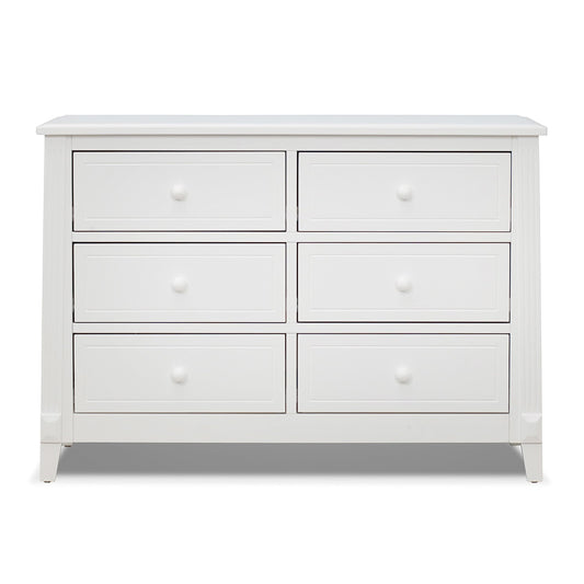 Sorelle Furniture Berkley Baby Dresser – Nursery Furniture with Drawers for Kids' Bedroom, Nightstand for Child’s and Infant Room - White
