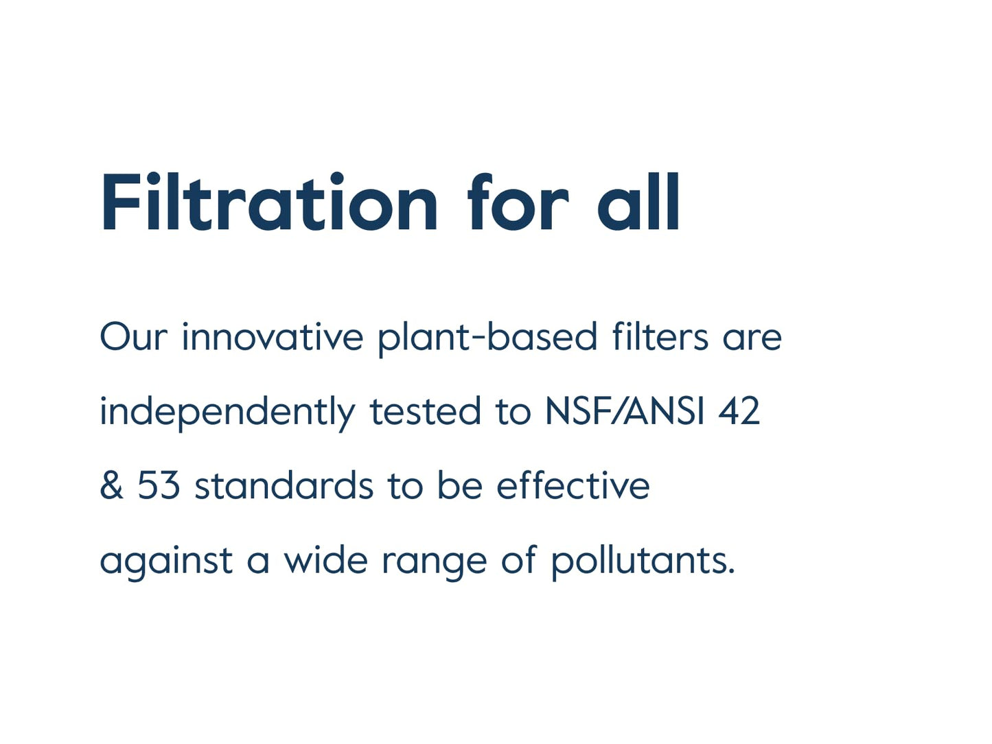 LARQ Pitcher Filter 4-pack, Advanced Carbon Filters, Removes Lead, Mercury and More, Good for 8 Months, Regular, Blue