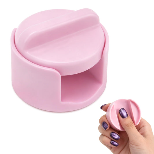 360° Rotating Cat Eye Magnet for Gel Nail Polish, Glass Bead Nail Magnet Spinner for Magnetic Nail Polish, Magnet for Nails with Spinning Top Design, Easy to Use for Beginners DIY & Salons