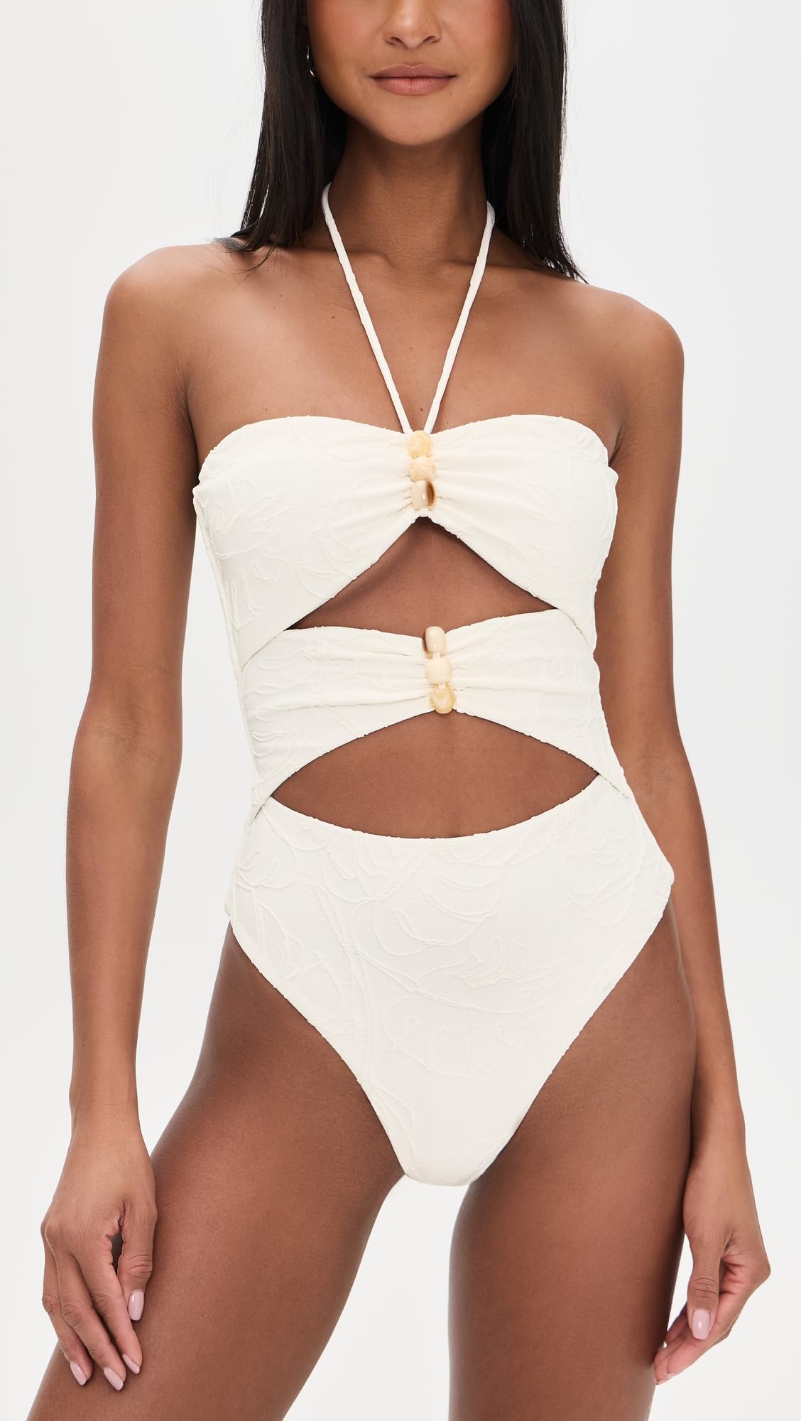 Devon Windsor Women's Isla One Piece, Porcelain, L