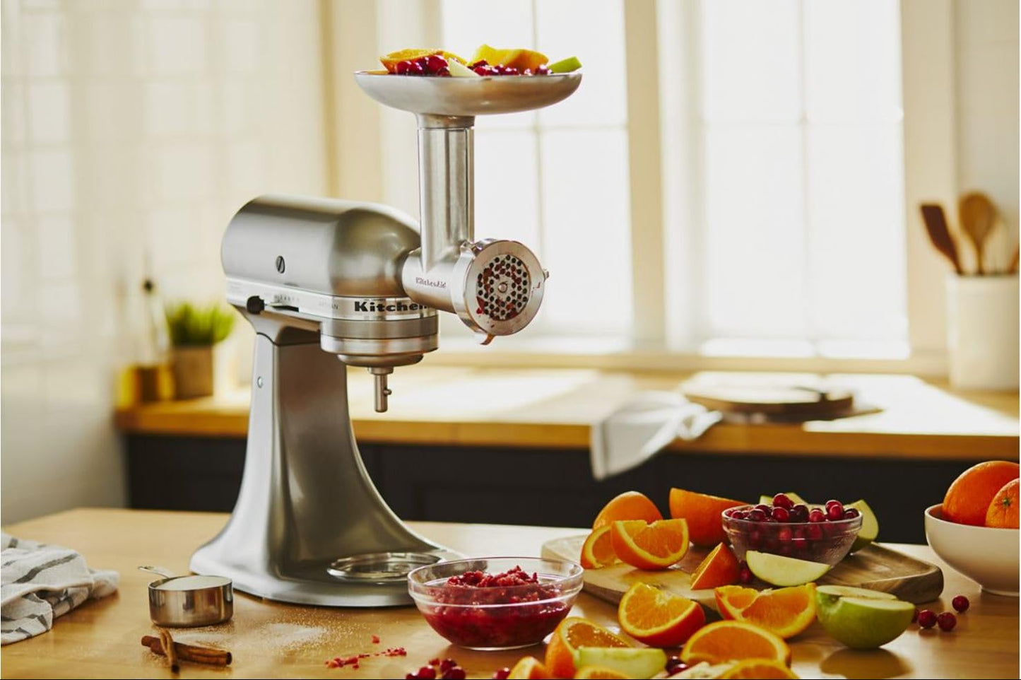 KitchenAid Stand Mixer Attachment, Food Grinder KSMMGA, Metal Food Grinder