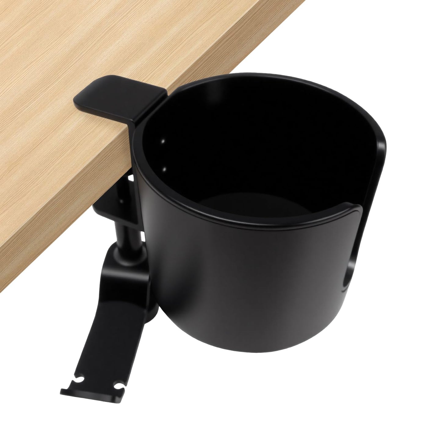 Erin Ridge Clamp-On Desk Cup Holder with 360° Rotating Hook – Anti-Spill Drink Holder with No-Scratch Silicone Pads, Fits Mugs & Tumblers – for Home Office, Gaming, Camping & Outdoor Tables