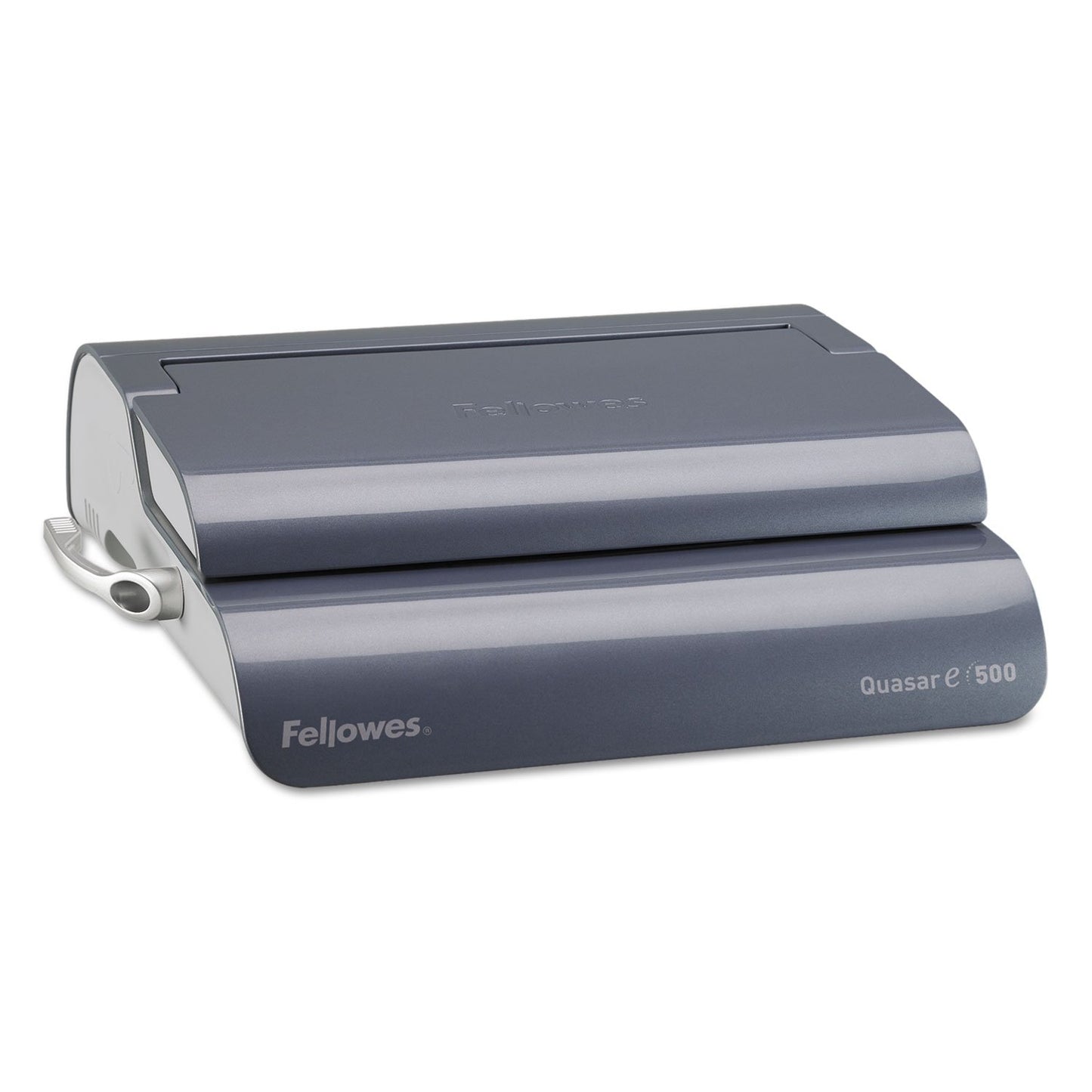 Fellowes 5216901 Quasar 500 Electric Comb Binding System, 16 7/8 x 15 3/8 x 5 1/8, Metallic Gray, Alloy Steel