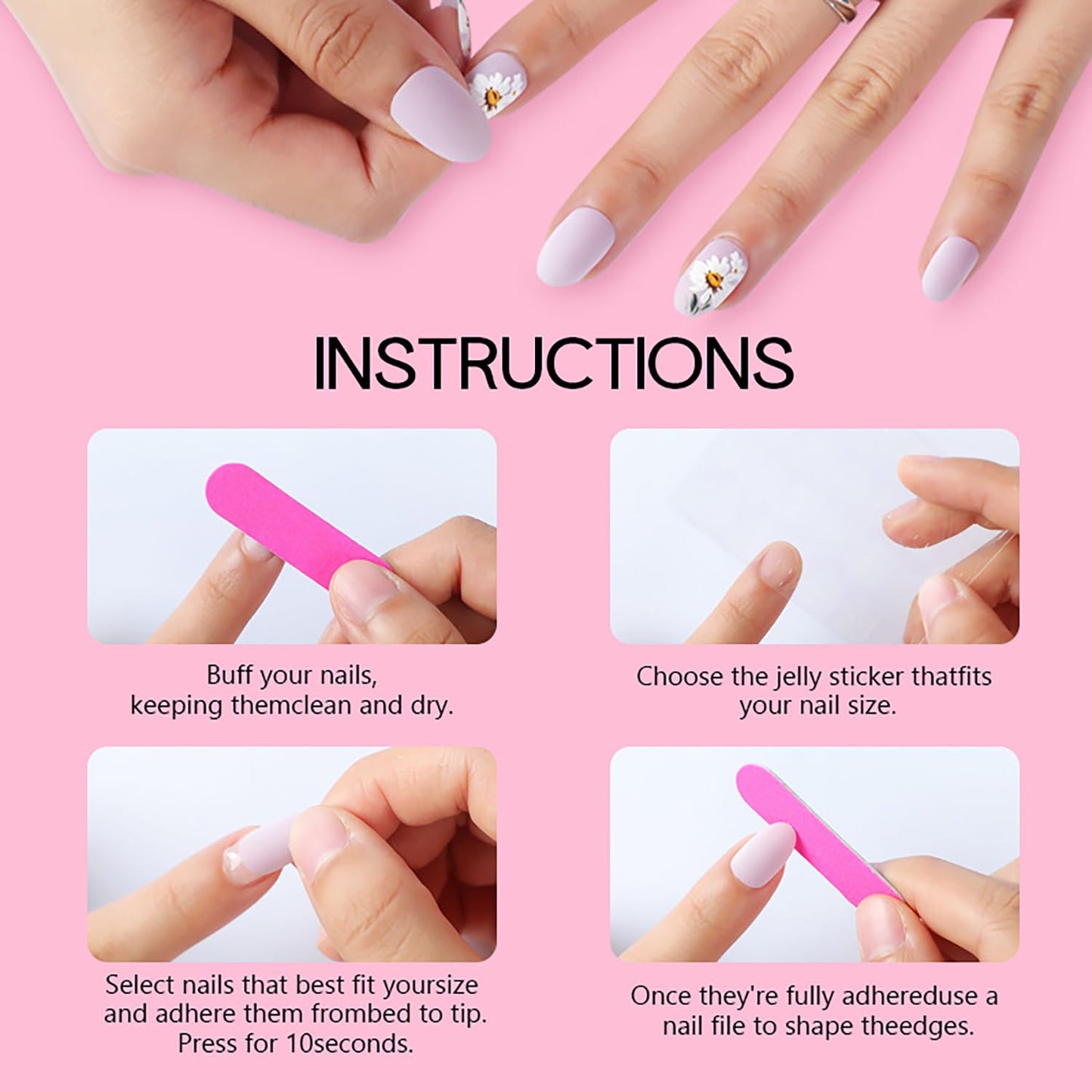 Press on Nails Medium Length Black Starry Sky Design Acrylic Nails Gold Moon Stars False Nails Full Cover Stick on Nails Stars Ball Fake Nails Artificial Coffin Nails Acrylic Glue on Nails for Women