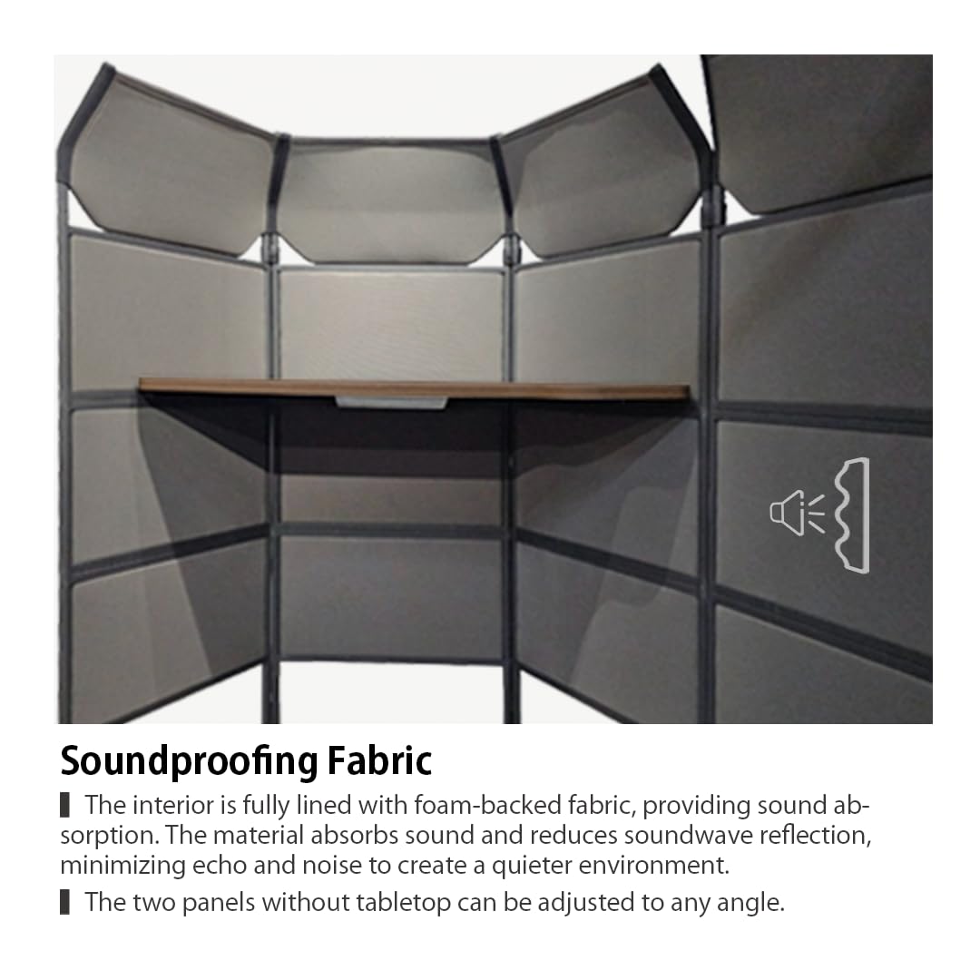 Provour Work Booth, Private Workstation, Room Divider, Office Pod, Partition, Acoustic Booth, Office Desk, Office Room, Private Cubicle, Made in Taiwan