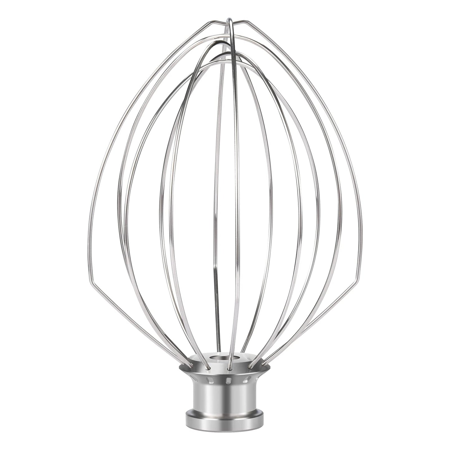 K5AWW Dishwasher Safe Whisk Attachment Stainless Steel 6 Wire Whip Fits KitchenAid 5 Quart Bowl Lift Stand Mixer for Egg Heavy Cream Beater Cakes Mayonnaise