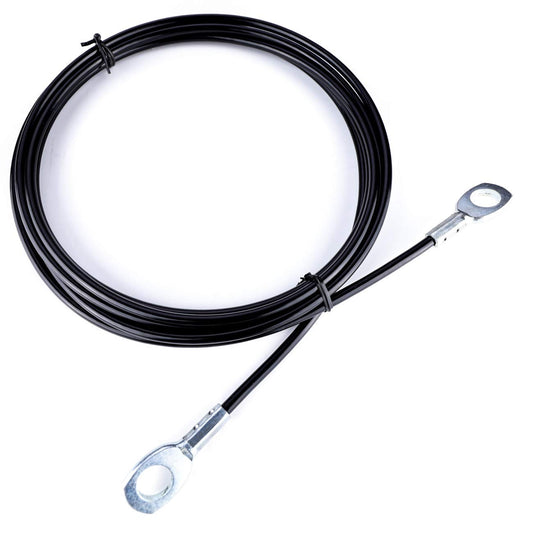 Fitness Pulley Cable,Replacement Cable Machine Accessories,Cable Pulley Attachments for Gym -Thick 5mm(0.2inch) Heavy Duty Steel Wire Rope for Home Gym Cable Pulley Machine (Type-A, 59 inches)