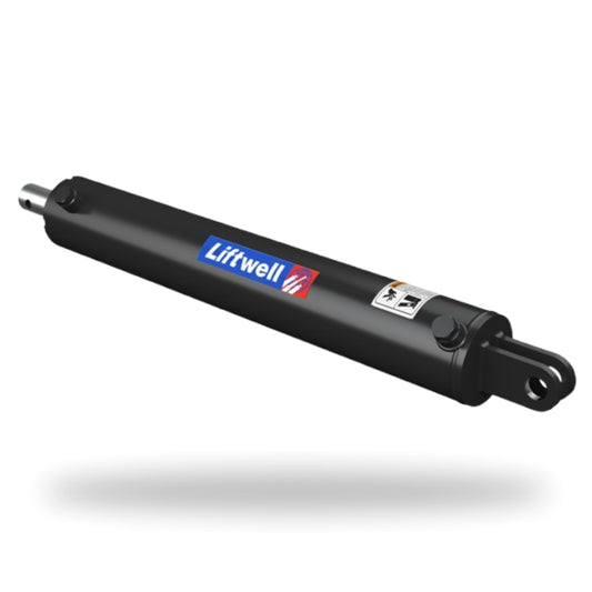 4x24 Hydraulic Log Splitter Cylinder – 4" Bore x 1.75" Rod x 24" Stroke with 1/2" NPT Ports, Welded Double Acting Hydraulic Cylinder for Wood Splitters – Heavy-Duty Log Splitter Cylinder 4x24