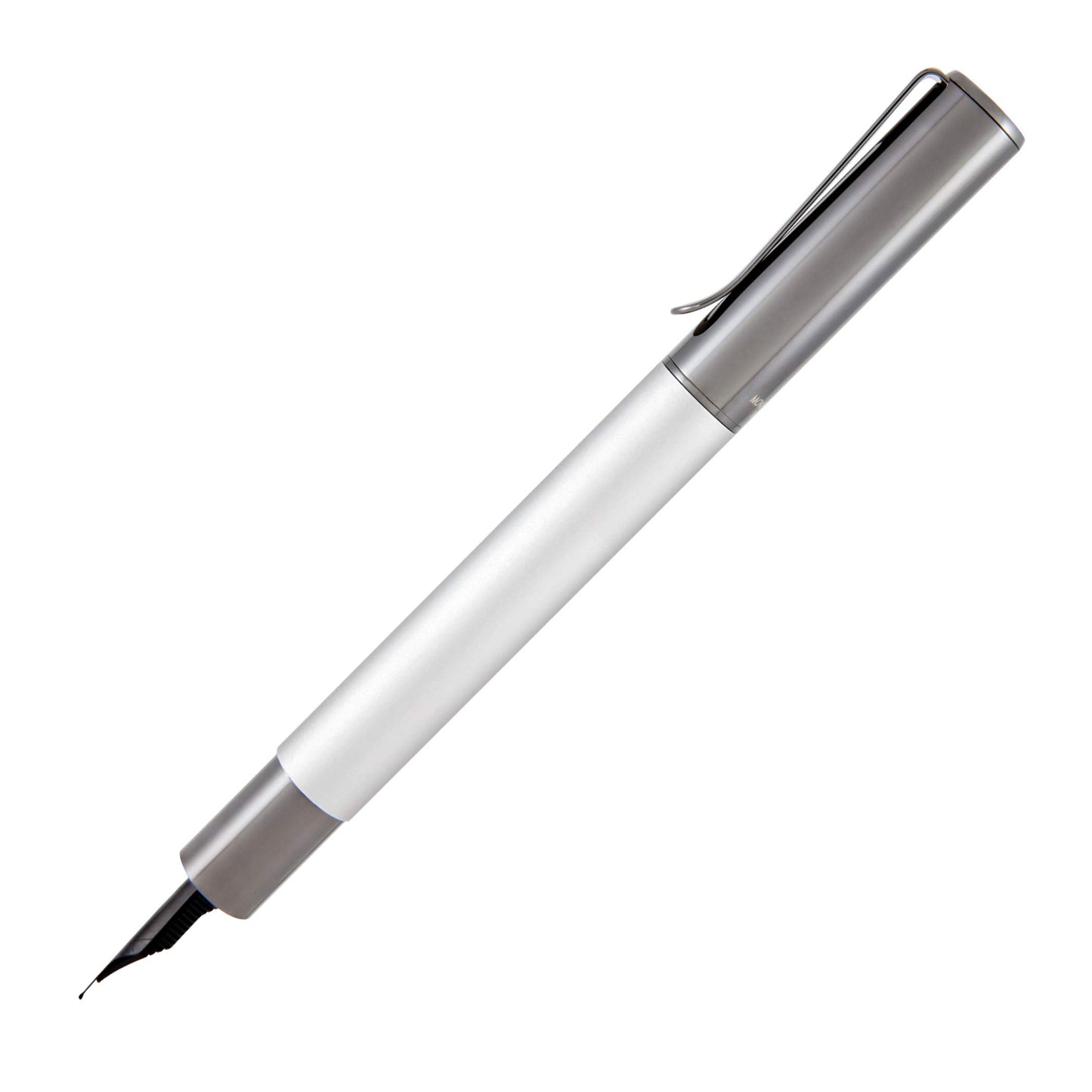 Monteverde USA Ritma Fountain Pen in Silver – Extra Fine Nib, Precision JoWo Stainless Steel, Refillable Ink Cartridge/Converter – Ideal for Professionals & Artists