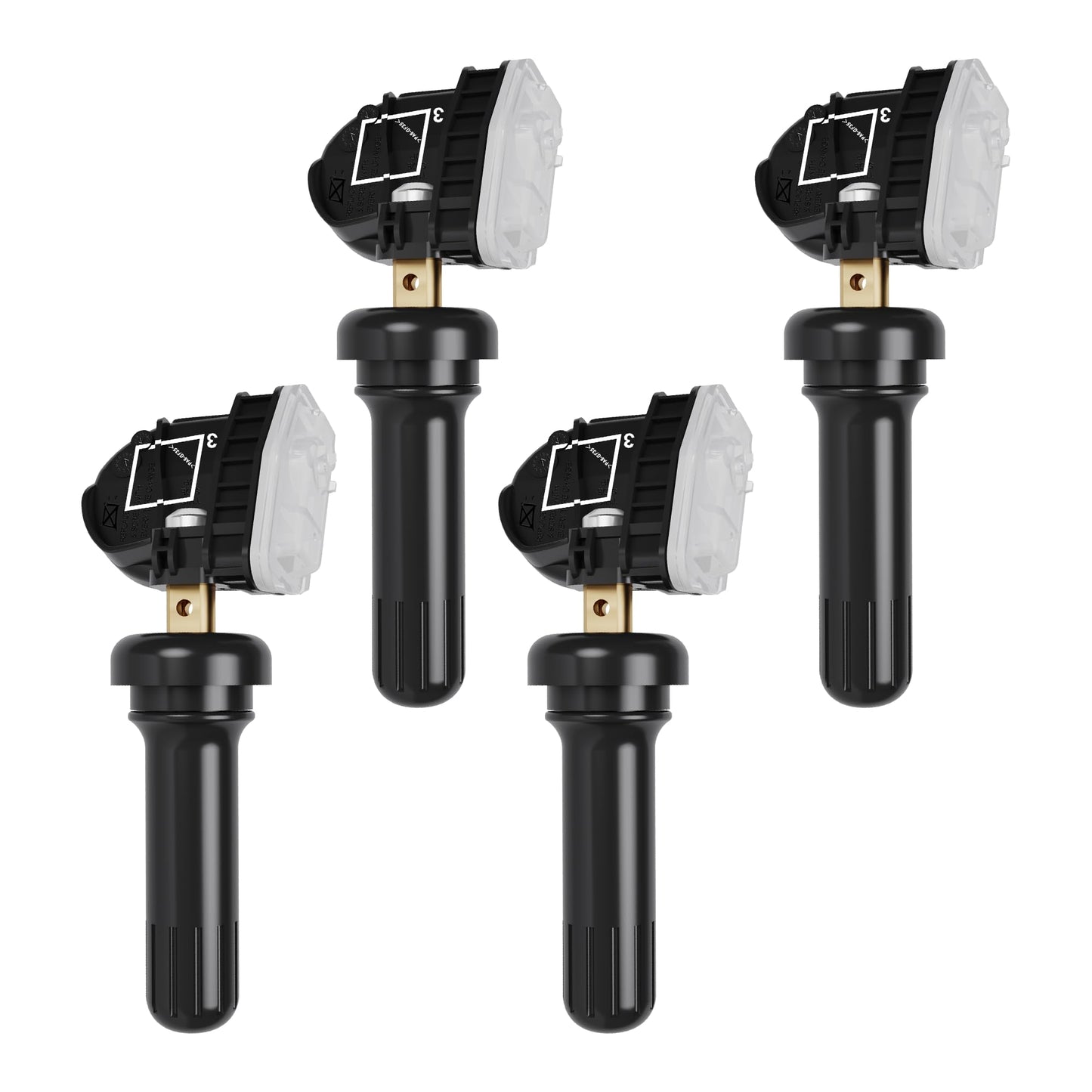 Jsueng 13598772 TPMS Sensor, GM Tire Pressure Monitoring System Sensor for Chevy Silverado Buick Cadillac GMC Hummer Saturn SAAB, 315mhz Replaces 13586335 13598771 13581558 Set of 4