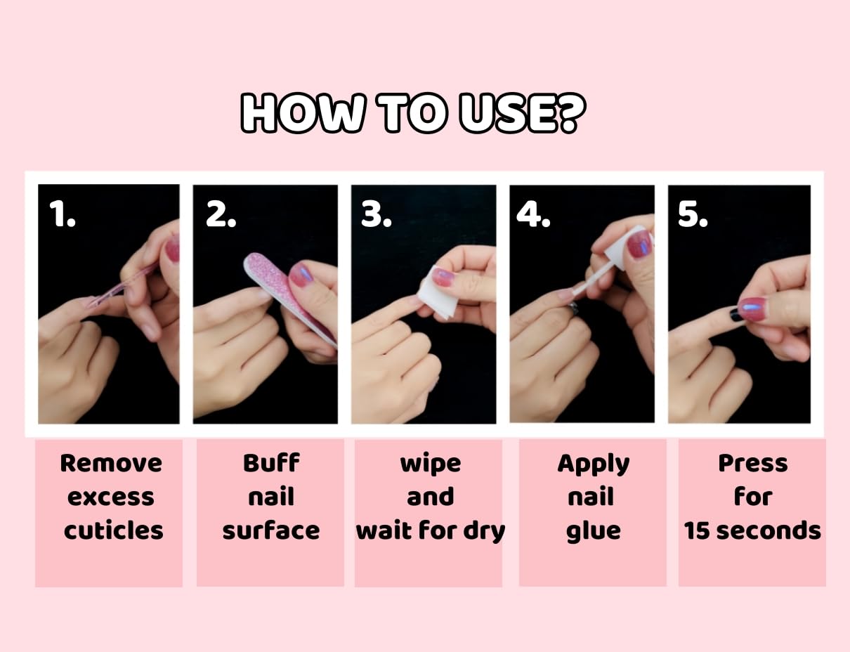 Incantevole Cat's Eye Press On Nails (30PCS； SIZE：XS-S-M), Short Square Fake Nails (Black Gold), Handmade Nails, Elegant False Nail Tips