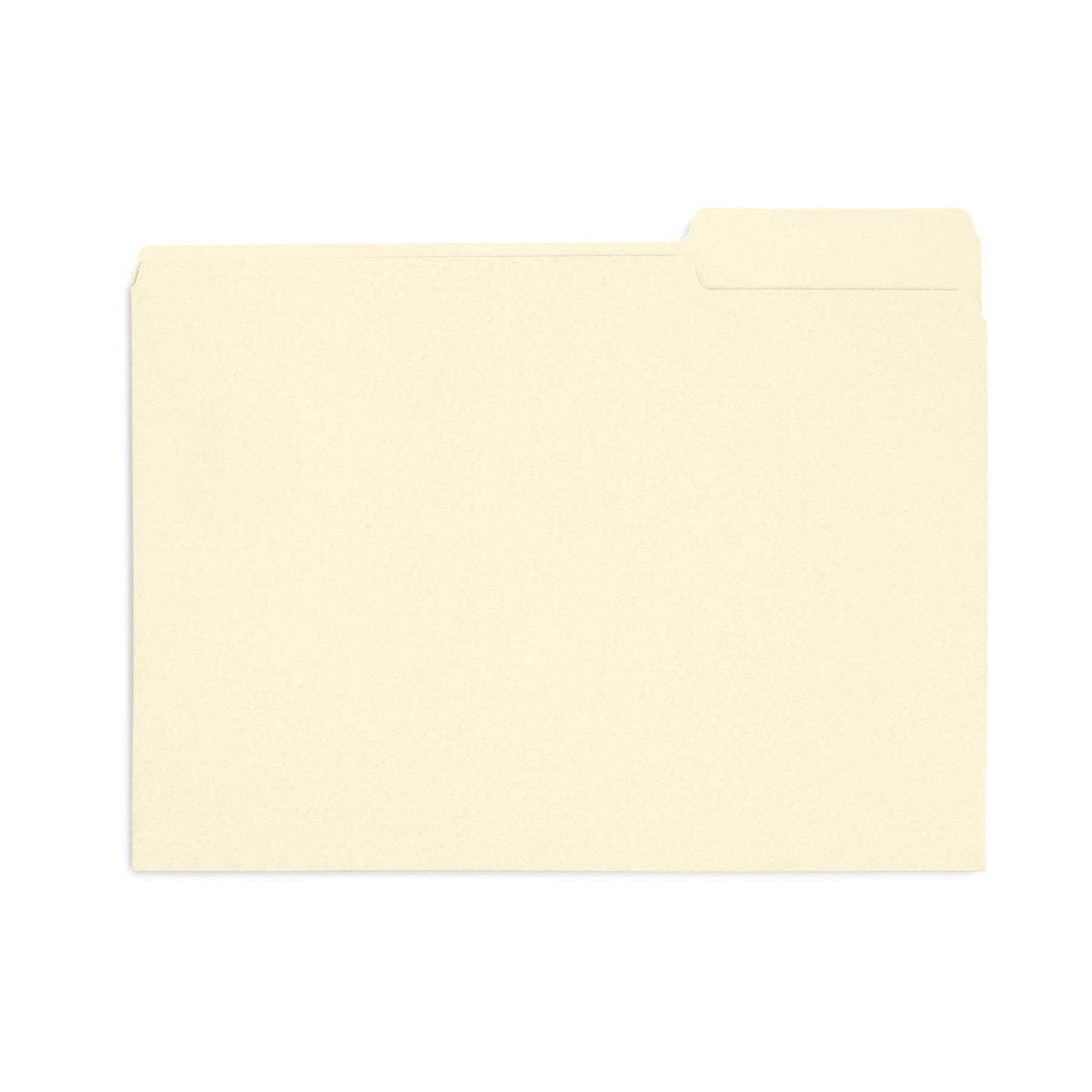 200 Blue Summit Supplies Manilla Folders - Letter Size File Folders with 1/3 Cut Top Tabs, Assorted Positions, Durable 11pt Manila Paper for Office Organization