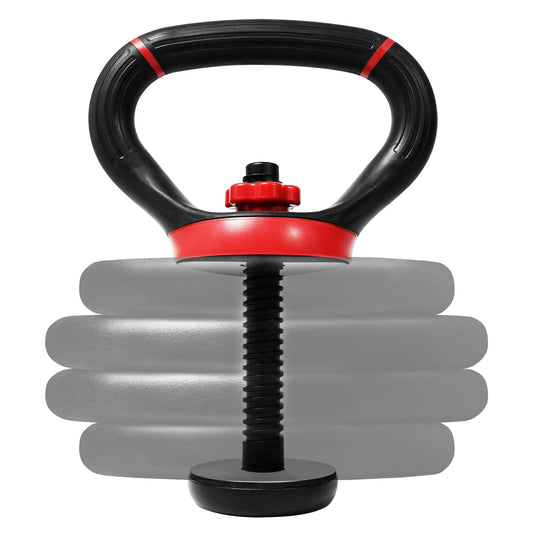 Yes4All Comfortable Grip Adjustable Kettlebell Handle Converter for 1 inch Weight Plates