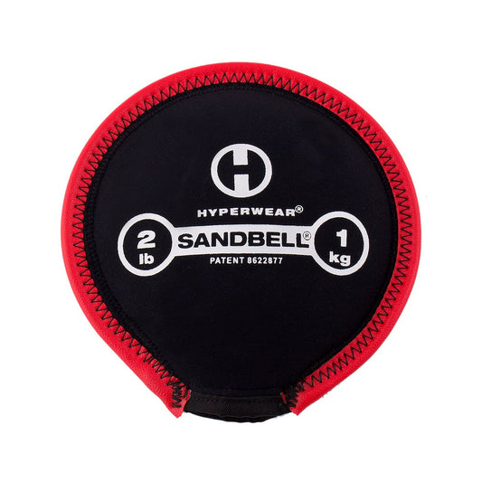Hyperwear SandBell® Soft Sandbag Weight – Pre-Filled (2 lb – Red)