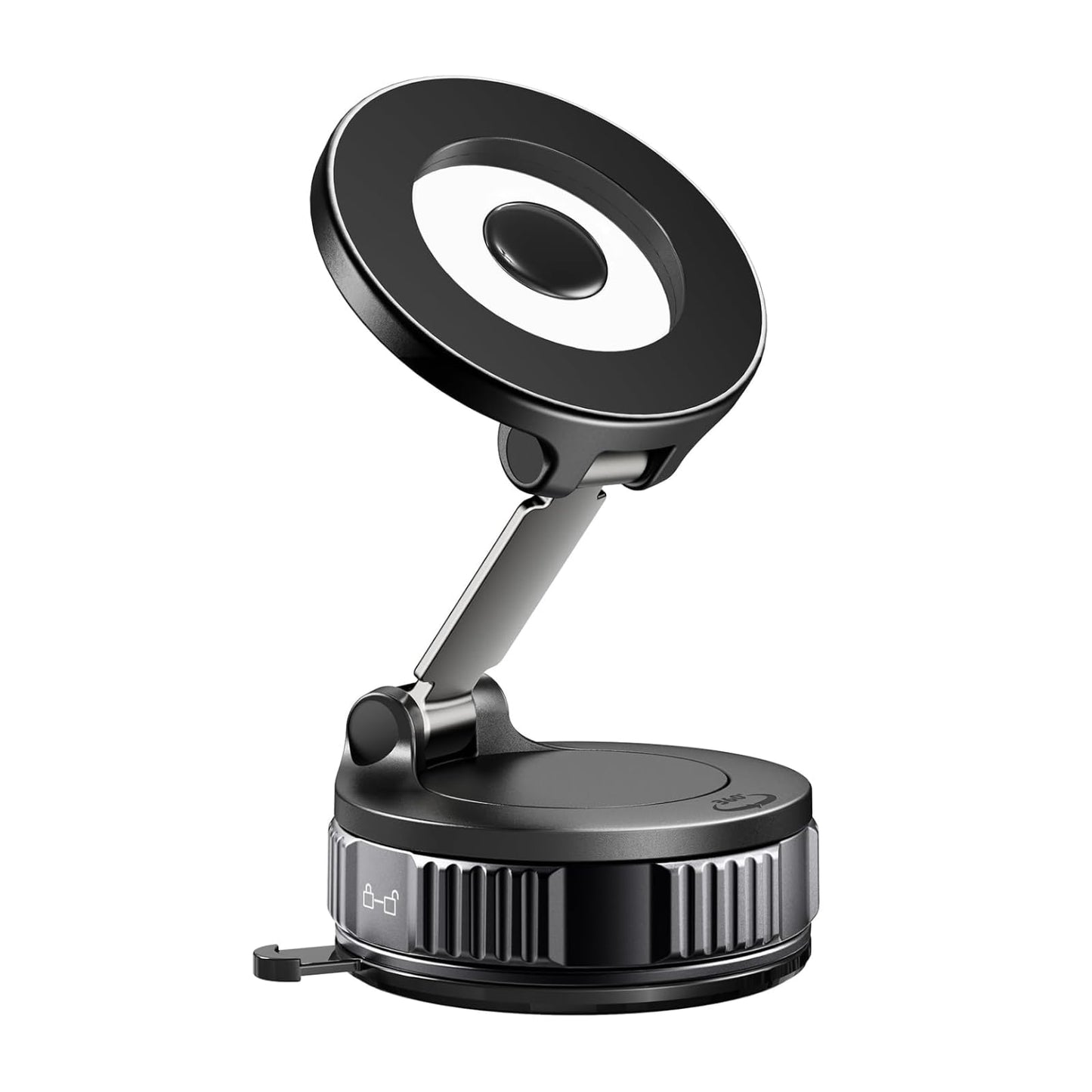 Magnetic Phone Holder for Car, 360° Adjustable Vacuum Car Phone Holder for Magsafe, 80+LBS Suction Phone Mount for Car Dash/Windshield/Screen, Phone Holders for Your Car for iPhone 17 16 15 14 13 12