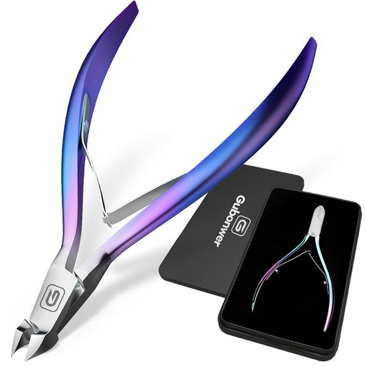 Cuticle Trimmer 3/4 Jaw Extremely Sharp Cuticle Nippers Scissors Stainless Steel Clippers Cutter Remover Pedicure Manicure Nail Tool, cuticle pusher, nail cuticle trimmer professional cuticle cutter