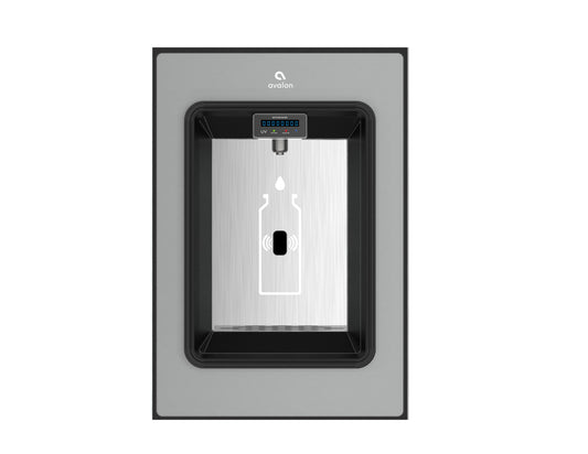 Avalon in-Wall Bottle Filling Station, Sensor Dispensing, Self Cleaning, Digital Bottle Counter Display, Dual Filtration, WiFi Enabled, High Capacity Cooling