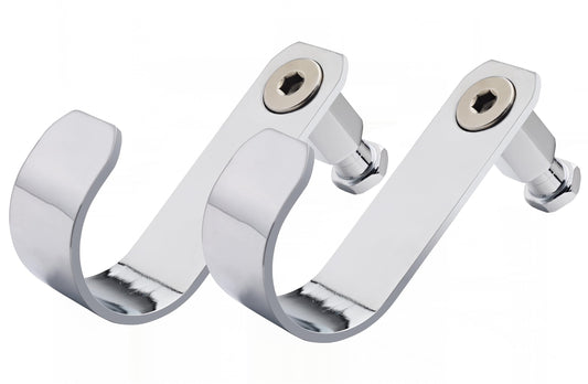 Kupo Hex J Hook Heavy Duty Steel Hanging Hooks, 2 Pack with Hex Pin for Convi Clamp Systems, Designed for Suspending Cables, Chains, Accessories, and Grip Equipment in Studio Environments (KG000712)