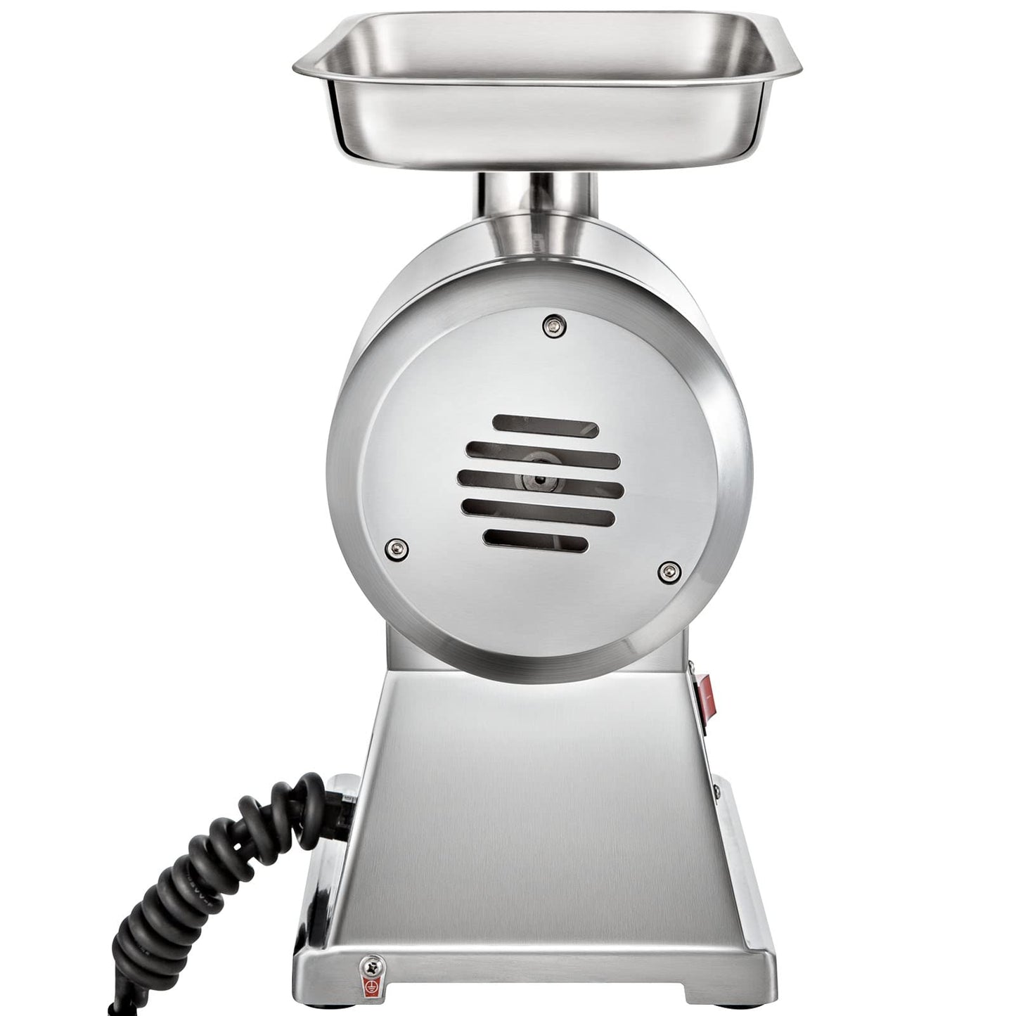 Happybuy Commercial Meat Grinder,550LB/h 1100W, 220 RPM Heavy Duty Stainless Steel Industrial Meat Mincer w/2 Blades, Grinding Plates & Meat Pusher