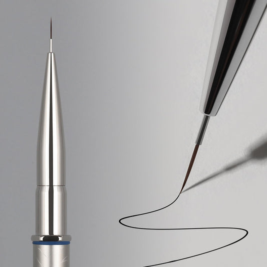 YOKEFELLOW EliteAlly Nail Art Liner Brushes,6mm Detail Liner Brush For Nail Art Painting Manicure Design Professional Nail Art Tool(EA05 LINER-S)