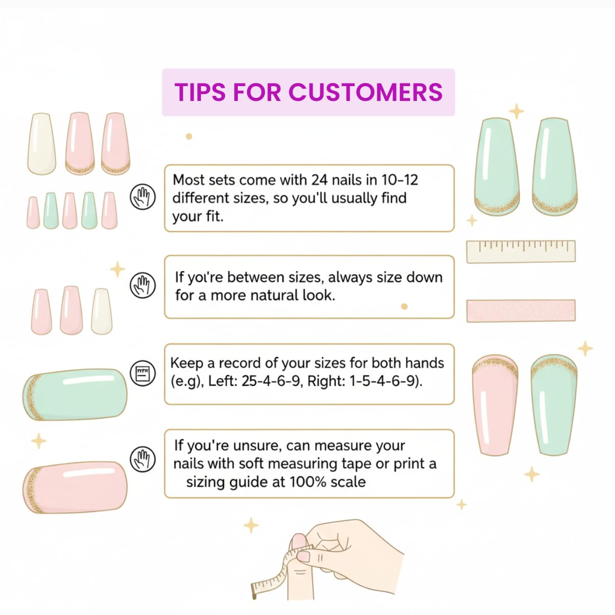 Keep It Classy Lapis Lazuli, Press-On Nails Kit by Monyetta Shaw || Almond Medium || Reusable, Vegan, Non-Toxic, Easy Application || One 24 Nail Kit