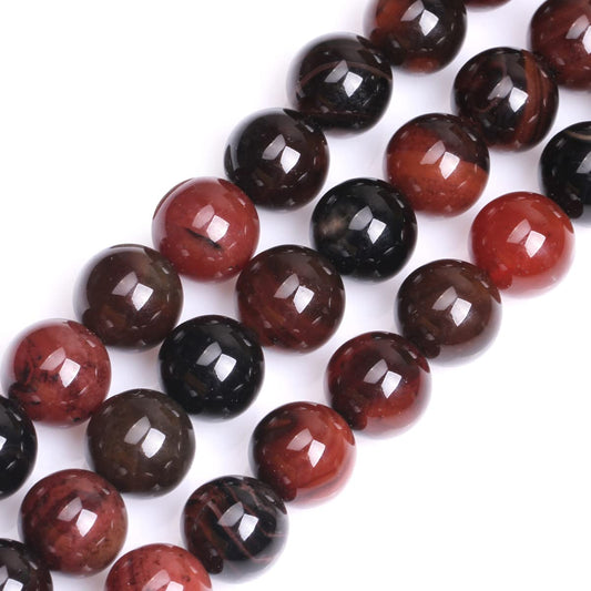 GEM-Inside Dream Agate 18mm Gemstone Beads Crystal Energy Stone Power for Jewelry Making Round 15 Inches