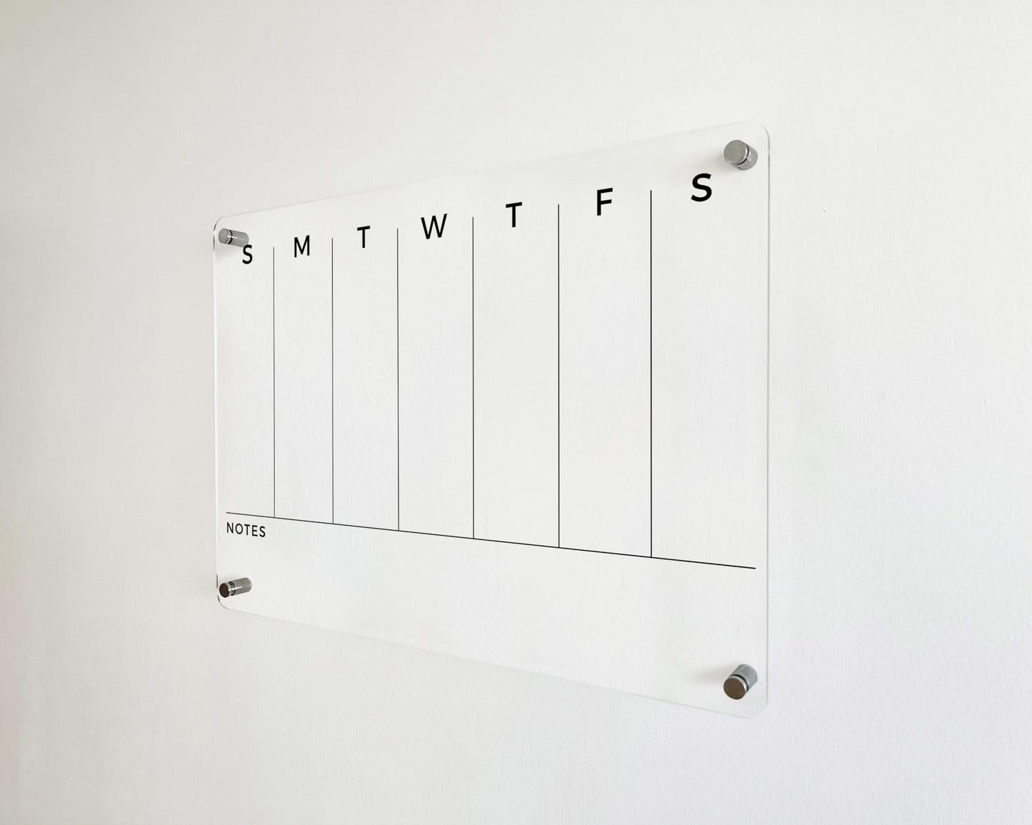 WEEKLY Wall Board Acrylic Calendar - Personalized Planner 2026, Personalized Dry Erase Board, Horizontal Wall Monthly and Weekly Calendar, New Home Gift, Housewarming Gift, Goals, To Do