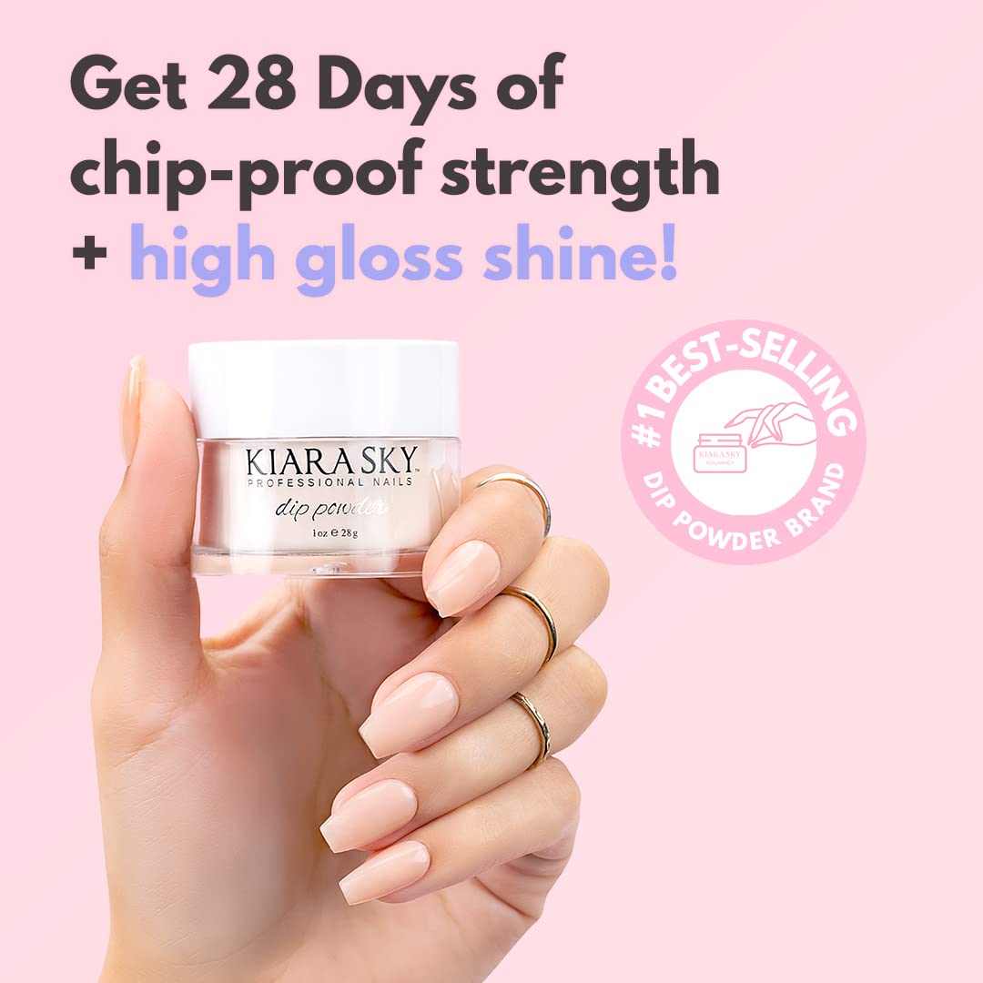 Kiara Sky Professiona Nails - Best-Selling Complete Dip Manicure Starter Kit - 3 Exclusive Colors Included