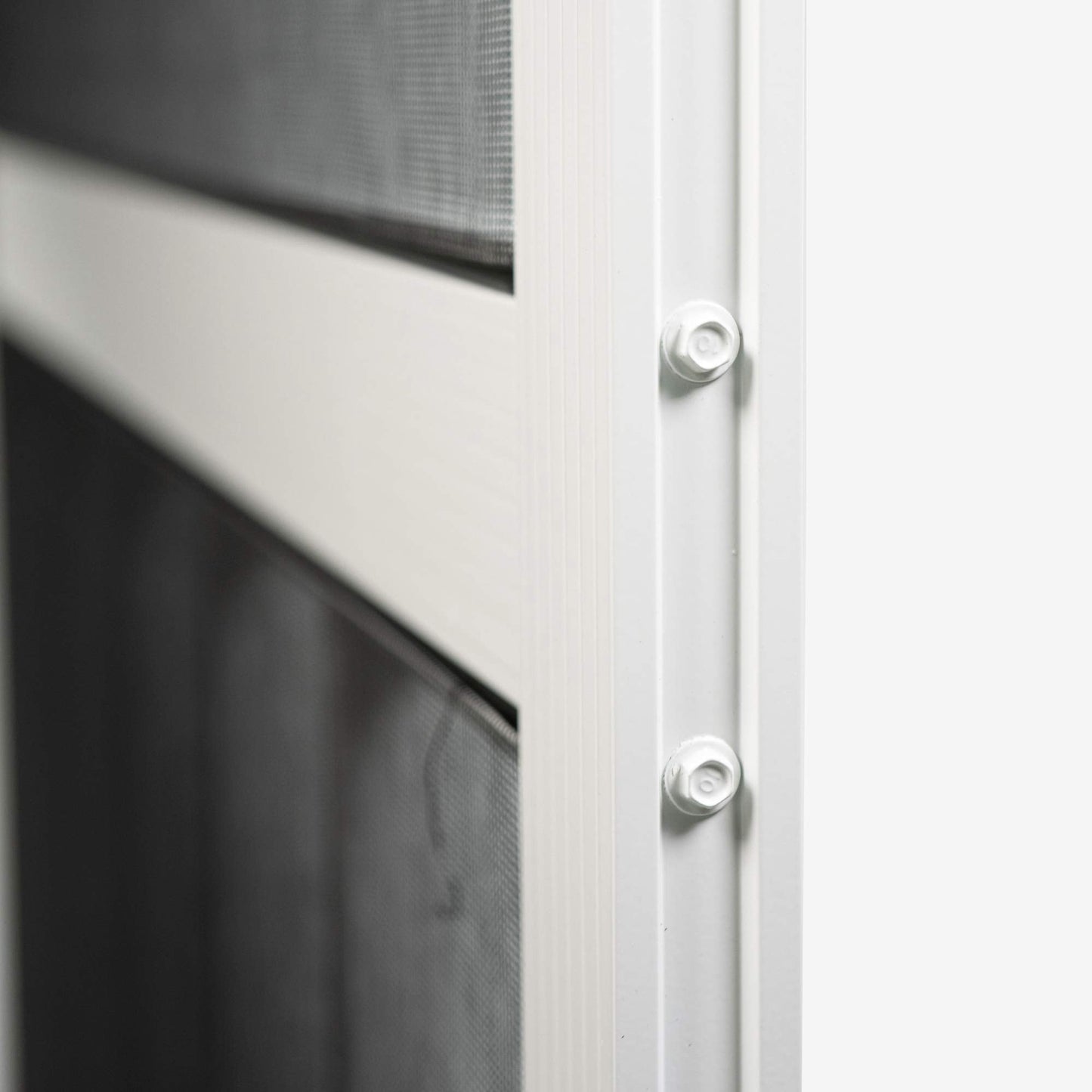 PCA Screen Door Aluminum White 80 in. x 36 in.