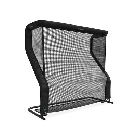 Net Return Pro Series Golf Training Net, 8'x7'6", Auto Ball Return, Portable Indoor/Outdoor, Simulator Use, Durable Aluminum