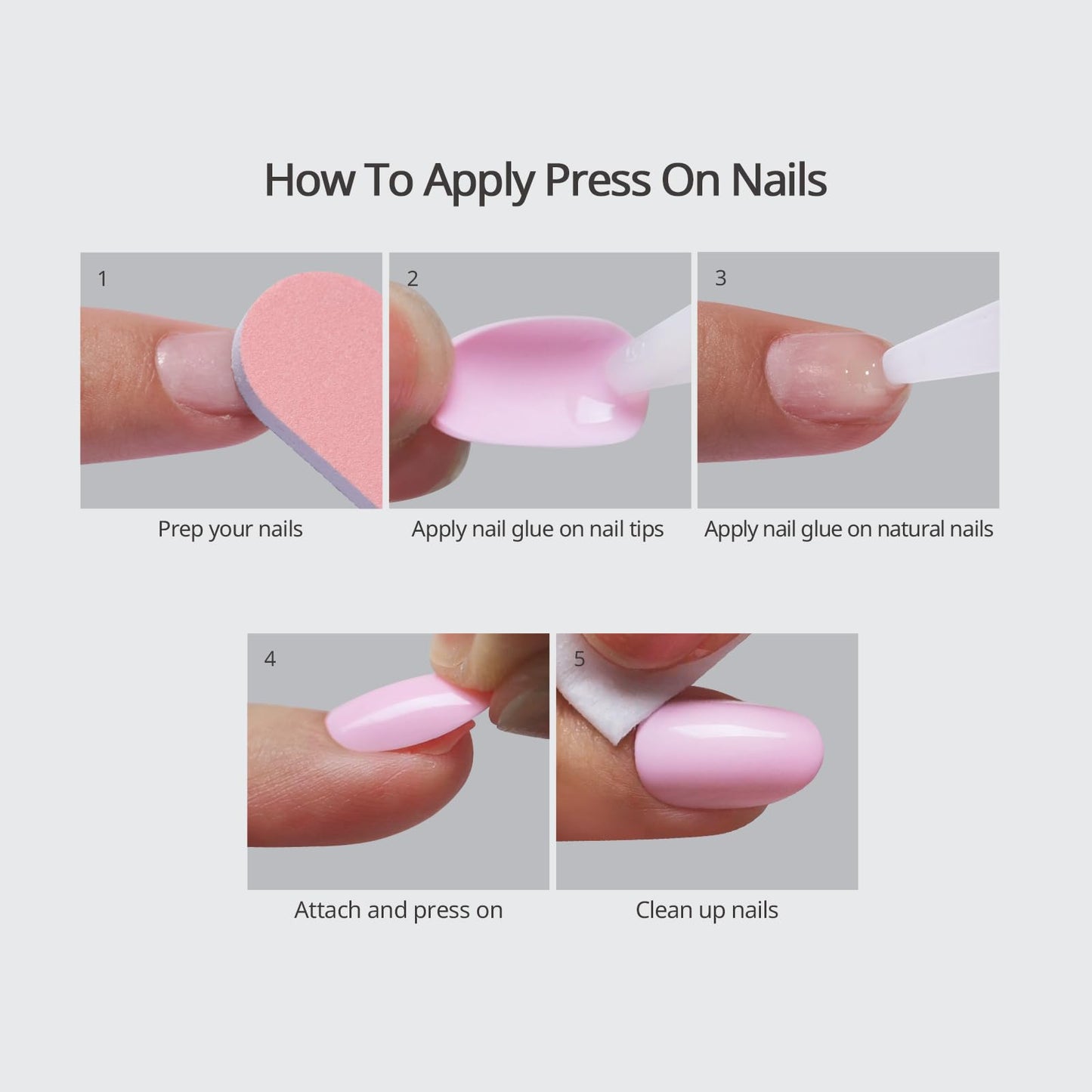 BTArtbox Press On Nails Short - Taro Nude Squoval Fall Press On Nails with Glue for Women, Opaque Soft Gel Glue On Nails in 15 Sizes - 30 Stick On Nails Kit, Clay Kiss