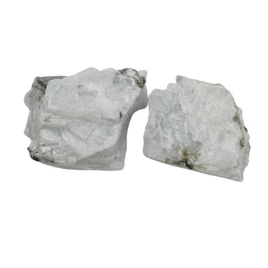 Crystals, Rocks, Jade, Crystals and Healing Stones, Witchcraft Supplies, Healing Crystals, Stones, Healing Stones, Rock Collection, Agate, Raw Stones (Rainbow Moonstone, 2 Pcs)