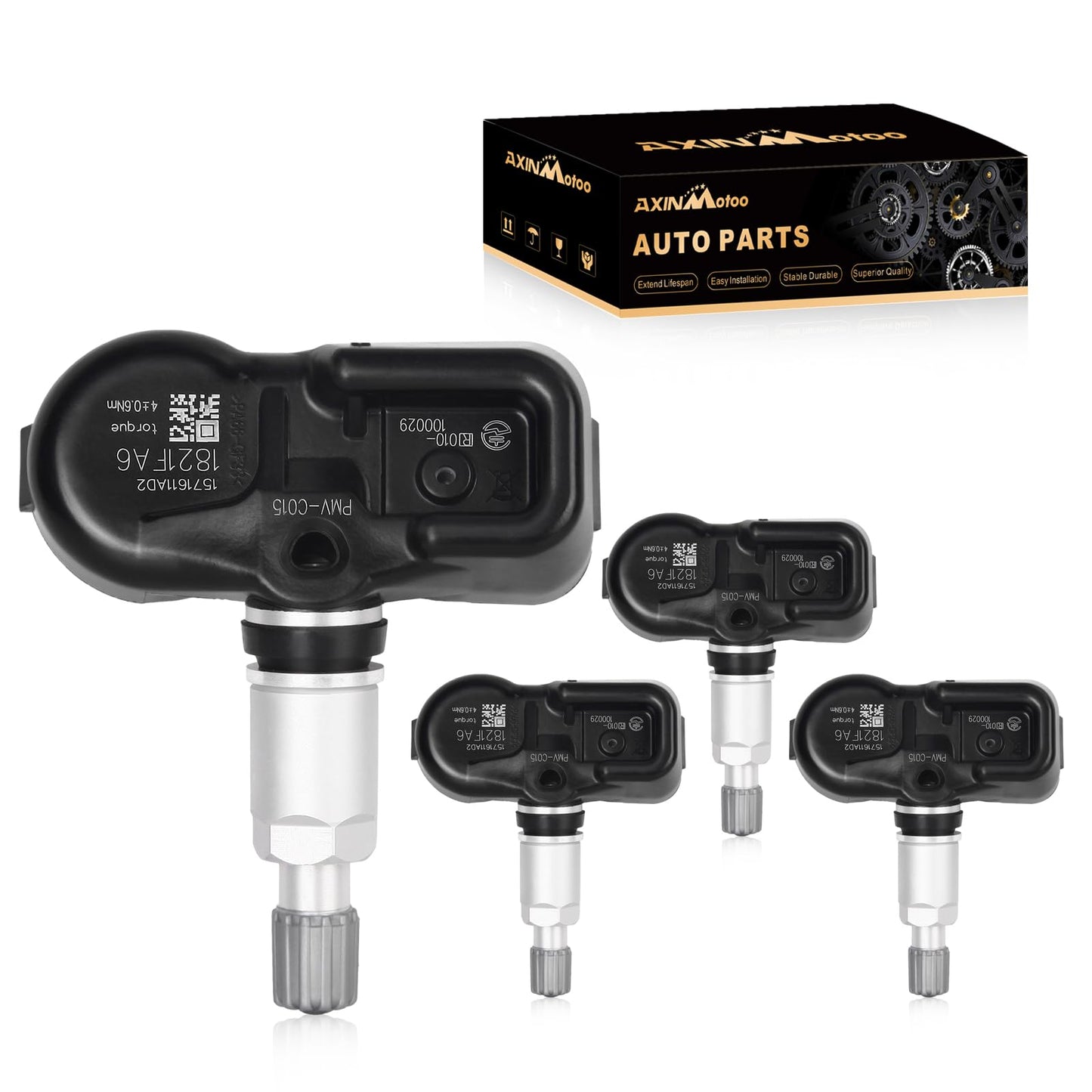 AXINMOTOO TPMS Sensor, 4PCS 315MHz Tire Pressure Monitoring Sensor Replacement for Toyota Avalon 2016-2018, Tacoma 2016 2017, Camry 2015 2016 2017 2018 L4 2.5L 2.7L V6 3.5L 4260706030 4260748010