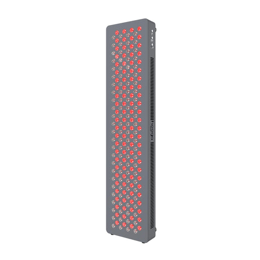 Hooga Red Light Therapy Panel Device – Large Panel, 660nm Red & 850nm Near Infrared Light Therapy, LED Light Therapy Lamp, 200 LEDs, Timer, Hanging Kit Included – HG1000