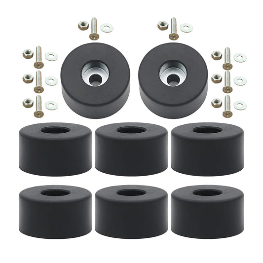 8PCS 192310GS Anti Vibration Rubber Feet with Nuts & Washers - Air Compressor Isolation Pads Compatible with Coleman Powermate 094-0026, Sanborn E106661, Replaces for Briggs & Stratton 192310GS