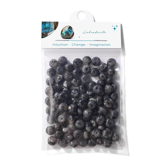 Raicegs 100pcs 5×8mm Rondelle Labradorite Beads Natural Gemstone Beads Abacus Disk Stone Loose Beads for Jewelry Making DIY Bracelets Necklace