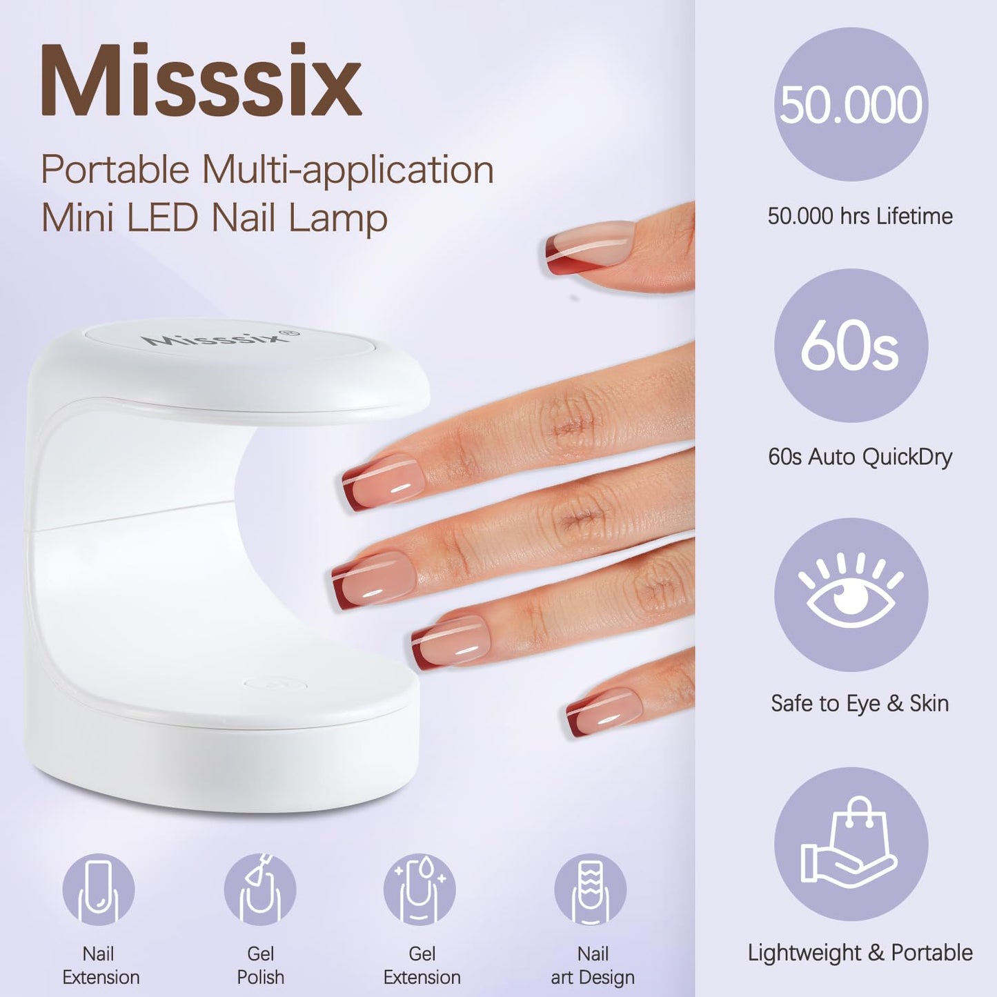 Misssix French Tip Press On Nails, 160Pcs French Gel Nail Tips Short Square, Soft Gel Fake Nails, X-BASIC Tips Starter Kit for Nail Art DIY 16 Sizes