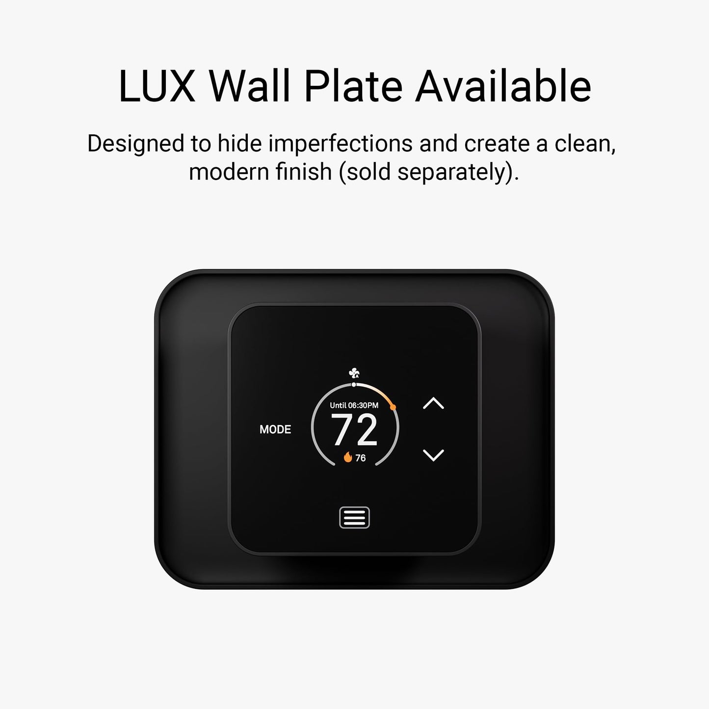 Lux TQ1 Smart Thermostat for Home, Programmable WiFi with Matter Protocol for Temperature Control, C-Wire or Power Bridge Required - Works with Apple Home and Google Home - termostato inteligente wifi