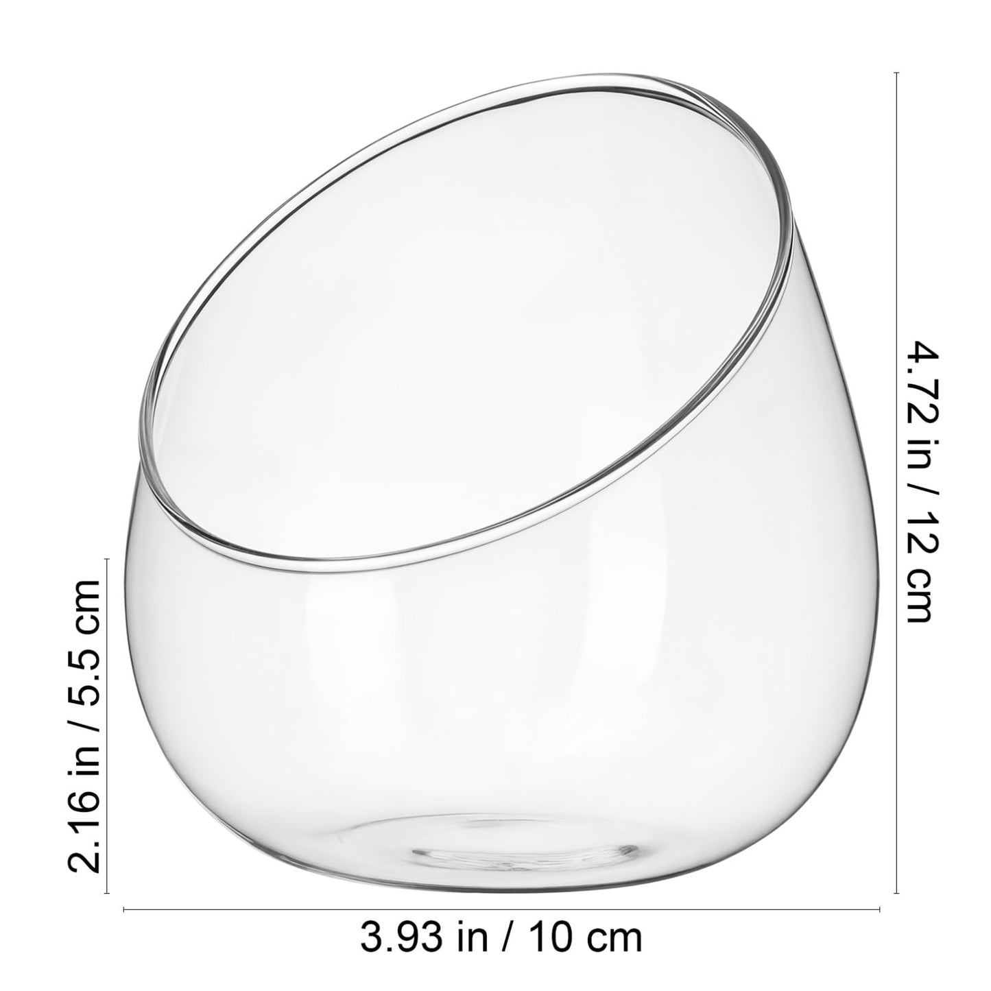 1pc Bottle Ornament Lifelike Landscape Glass Terrarium for Home Use for Moss and Decorative Plants